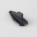 Carbon fiber roof shark fins rear spoiler wing